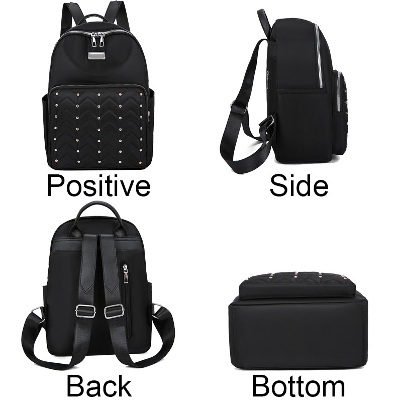 2023. aasta uus retro naiste seljakott Oxfordi riidest seljakott Populaarne vargusvastane neet, mitme taskuga õlakott, suure mahutavusega koolikott