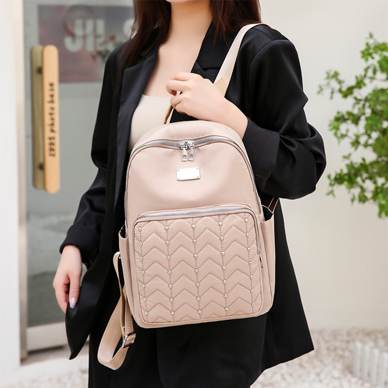 2023. aasta uus retro naiste seljakott Oxfordi riidest seljakott Populaarne vargusvastane neet, mitme taskuga õlakott, suure mahutavusega koolikott