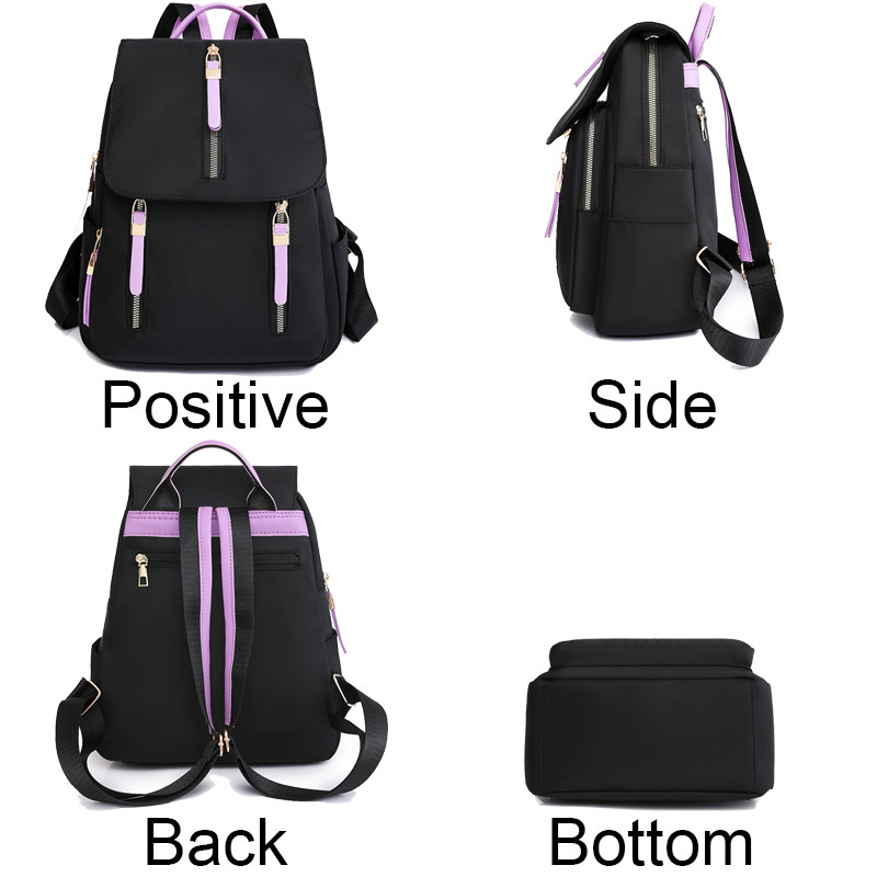 Μαλακές δερμάτινες γυναικείες τσάντες πλάτης υψηλής ποιότητας Colorblocked μαθητικές σχολικές τσάντες για έφηβες 2023 Designer casual γυναικείο σακίδιο πλάτης