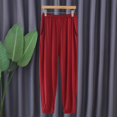 Pijamale cu imprimeu Pantaloni acasă Pantaloni damă stil coreean Pantaloni largi de transpirație Femei 2023 Primăvară Vară Pantaloni noi Pijamale