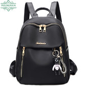 Kvaliteetne Oxfordi seljakott naistele mitu taskut Mochila must punane väike disainiga kotikott Armas raamatukott Veekindel koolikott