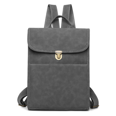 Γυναικεία δερμάτινη τσάντα πλάτης υψηλής ποιότητας PU Designer Fashion School Bag Casual Light Τσάντα ώμου Νέα Κοριτσίστικα σακίδια μεγάλης χωρητικότητας