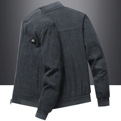 Paltoane subțiri de respirație, jachetă ușoară din catifea pentru bărbați, haine de toamnă de dimensiuni mari, stil vintage, îmbrăcăminte de stradă pentru bărbați, paltoane casual