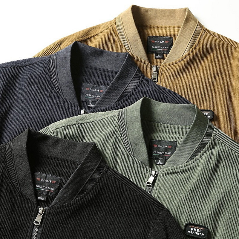 Paltoane subțiri de respirație, jachetă ușoară din catifea pentru bărbați, haine de toamnă de dimensiuni mari, stil vintage, îmbrăcăminte de stradă pentru bărbați, paltoane casual
