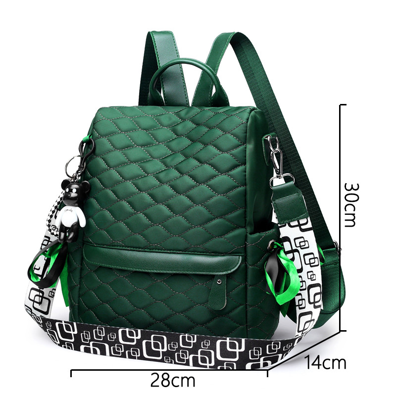 Καρό Laptop Backpack Anti Theft Stylish Casual Daypack Travel Business College School Τσάντα για γυναίκες Πράσινα σακίδια πλάτης για κορίτσια