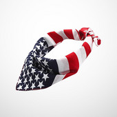 Triangle Bandana American Flag Bandanas Sall Eemaldatav Multifunktsionaalne Bib Kaelaräti Aksessuaarid Kaelarihm Pudipõlle koertele