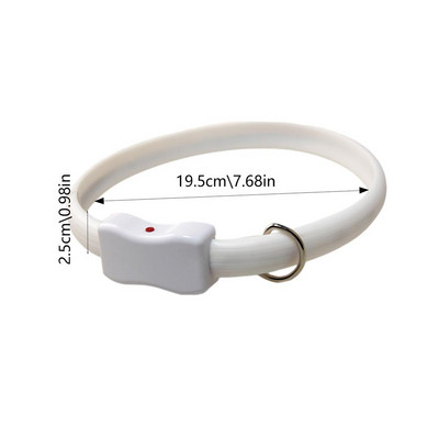 LED hõõguv koera kaelarihm öine kaotsiminekuvastane koeravalgusti rakmed Veekindel Lõikatav Valgustatav Koerte kaelarihmad koeratooted Aksessuaarid