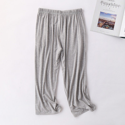 Fdfklak Pantaloni de dormit modal pentru femei Pantaloni de pijama Primăvara vară Pantaloni de lenjerie de dormit noi roz/negru Îmbrăcăminte de lounge