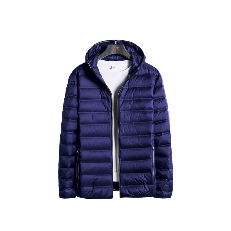 Ελαφρύ μπουφάν κατά του πιτσιλίσματος 90% White Duck Down Ανδρική κουκούλα με κουκούλα στο νερό και τον άνεμο Παλτό Keep Warm Down 5XL 6XL