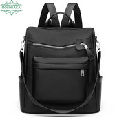 Μόδα Αντικλεπτικά Γυναικεία Σακίδια Πλάτης Υψηλής Ποιότητας Αδιάβροχα Nylon Γυναικεία Σακίδια Πλάτης Μεγάλης Χωρητικότητας Σχολική Τσάντα Γυναικεία