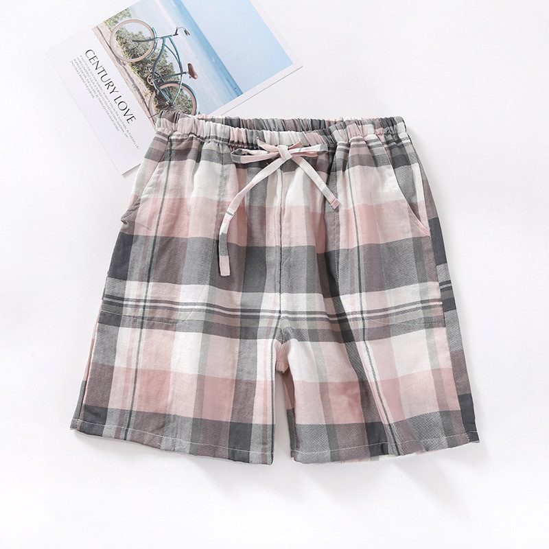 Fdfklak Carid Lounge Wear Pantaloni de pijama Femei Pantaloni din bumbac Lenjerie de noapte Noua vară pentru bărbați Femei Pantaloni Cuplu Gospodărie