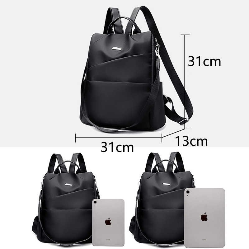 2023. aasta uus trend, kvaliteetne naiste nailonist seljakott vabaaja õlakotid, suure mahutavusega reisiseljakott Naiste vargusvastased seljakotid
