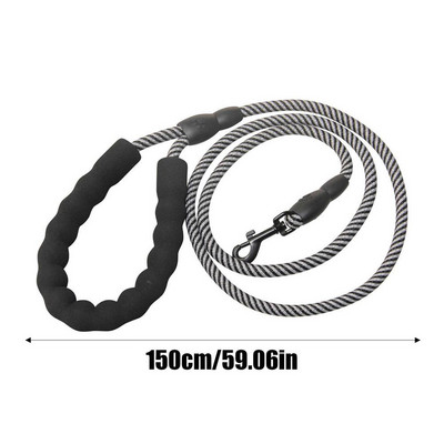 Ισχυρό νάιλον Λουρί Σκύλου Λαμπραντόρ Γαλλικό Μπουλντόγκ Λουρί Λουριά Εκπαίδευση Λουρί Βαρέων Καθηκόντων Λουριά Ασφαλείας Σχοινιά 150cm