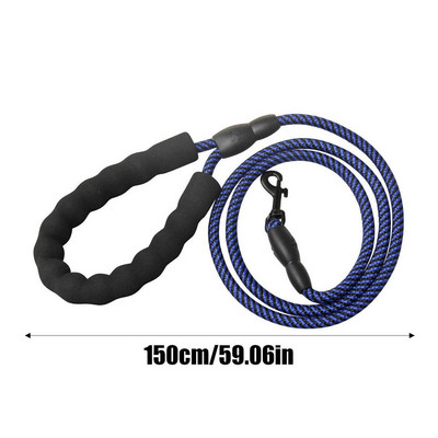 Ισχυρό νάιλον Λουρί Σκύλου Λαμπραντόρ Γαλλικό Μπουλντόγκ Λουρί Λουριά Εκπαίδευση Λουρί Βαρέων Καθηκόντων Λουριά Ασφαλείας Σχοινιά 150cm