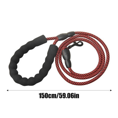 Ισχυρό νάιλον Λουρί Σκύλου Λαμπραντόρ Γαλλικό Μπουλντόγκ Λουρί Λουριά Εκπαίδευση Λουρί Βαρέων Καθηκόντων Λουριά Ασφαλείας Σχοινιά 150cm