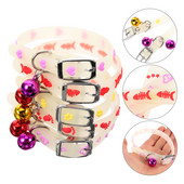 5 τμχ Αντι-χαμένο κολάρο κατοικίδιων Λεπτό αξεσουάρ για σκύλους εξωτερικού χώρου Κοκκάλια ψαριών Αρσενικές γάτες Glow The Dark Διακοσμητικό μωρό