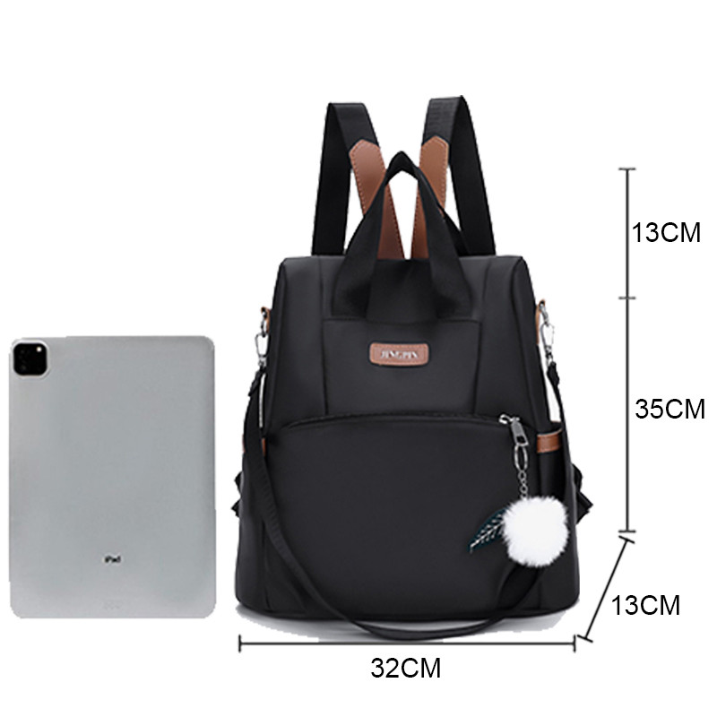 2023 Uus, suure mahutavusega, lihtsas stiilis vabaaja Mochila Travel naiste vargusvastane seljakott, veekindel kangas, suur naiste õlakott