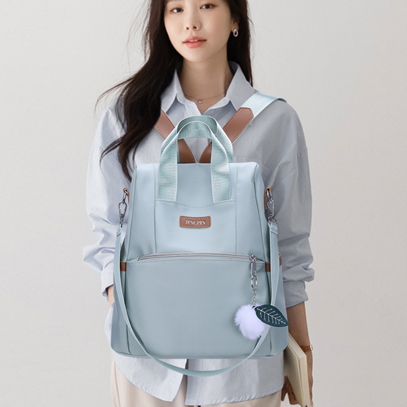 2023 Uus, suure mahutavusega, lihtsas stiilis vabaaja Mochila Travel naiste vargusvastane seljakott, veekindel kangas, suur naiste õlakott