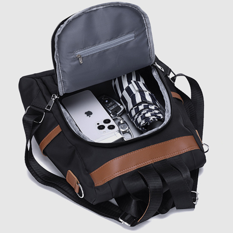 2023 Uus, suure mahutavusega, lihtsas stiilis vabaaja Mochila Travel naiste vargusvastane seljakott, veekindel kangas, suur naiste õlakott