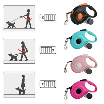 Автоматична безплатна каишка за разходка на кучета, прибираща се 13 ФУТА. Копнеж за обучение