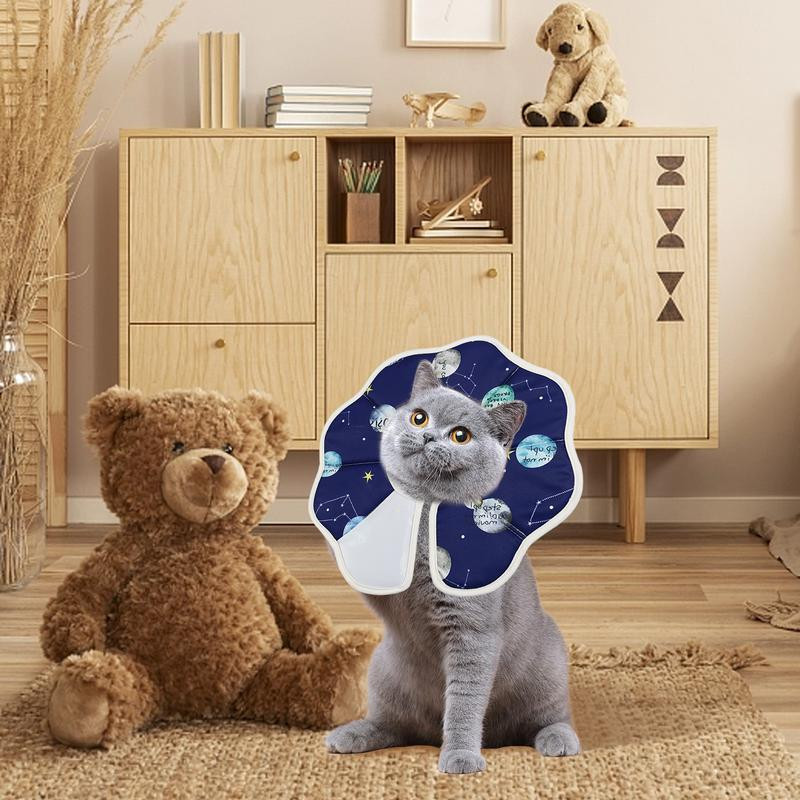 Κολάρο προστασίας κατοικίδιων ζώων Άβολο μαλακό κολάρο γάτας Ελισαβετιανό αναπνεύσιμο για σκύλους και γάτες Προστατευτικό κολάρο ανάκτησης κώνου