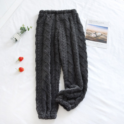 Fdfklak Femei Iarna Îngroșați Pantaloni de pijama calduri Flanel Lounge Wear Femei Sleepwear Bottoms Stiluri multiple Pantaloni moi