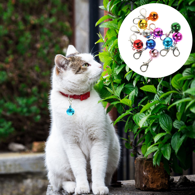 10 buc. zgarda pentru animale de companie Mini accesorii Clopoței decorative pentru pisici din metal