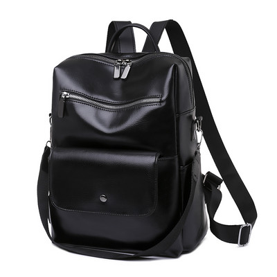 Νέα γυναικεία τσάντα πλάτης Luxury Designer Trend Μεγάλης χωρητικότητας Μαθητική τσάντα πλάτης υψηλής ποιότητας PU Δερμάτινο σακίδιο πλάτης πλάτης Τσάντα ώμου