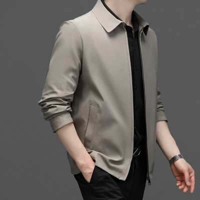 NEEDLESNOAH Ανοιξιάτικο φθινόπωρο Ανδρικό σακάκι Casual Μόδα Μασίφ Slim Fit Επαγγελματικό παλτό με γυριστό γιακά Ελαφρύ παλτό