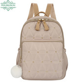 Fashion Rivet Designer seljakotid Naiste multifunktsionaalne vargusvastane õlakott Teismeliste tüdrukute väikesed koolikotid Mochila 2023 Uus