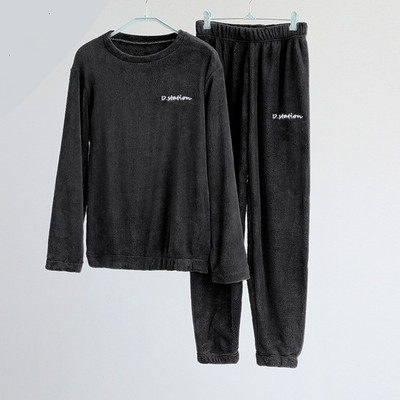 Set de pijamale de flanel de iarnă pentru femei, pijamale de fleece, haine de dormit, haine de acasă, groase, calde, din catifea, costum pentru femei, hanorac de toamnă, pijama pentru femei