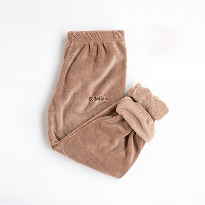 Set de pijamale de flanel de iarnă pentru femei, pijamale de fleece, haine de dormit, haine de acasă, groase, calde, din catifea, costum pentru femei, hanorac de toamnă, pijama pentru femei