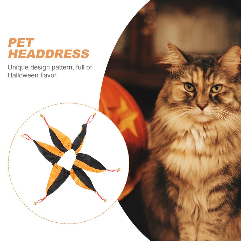 1 buc. guler pentru clovn pentru animale de companie Accesorii de vacanță pentru câine, cadou pentru zgarda de Halloween