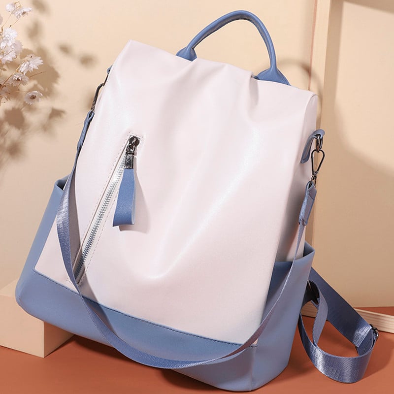 Ženske vodootporne kožne naprtnjače protiv krađe, torbe za djevojčice Ženska torba na rame, višenamjenska putna naprtnjača Mochilas