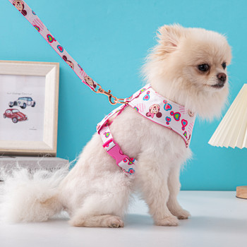 Hot Sale Μόδα Disney Αξεσουάρ για σκύλους Pomeranian λουρί και λουρί για κολάρο για σκύλους Σκύλος για υπαίθριο περίπατο