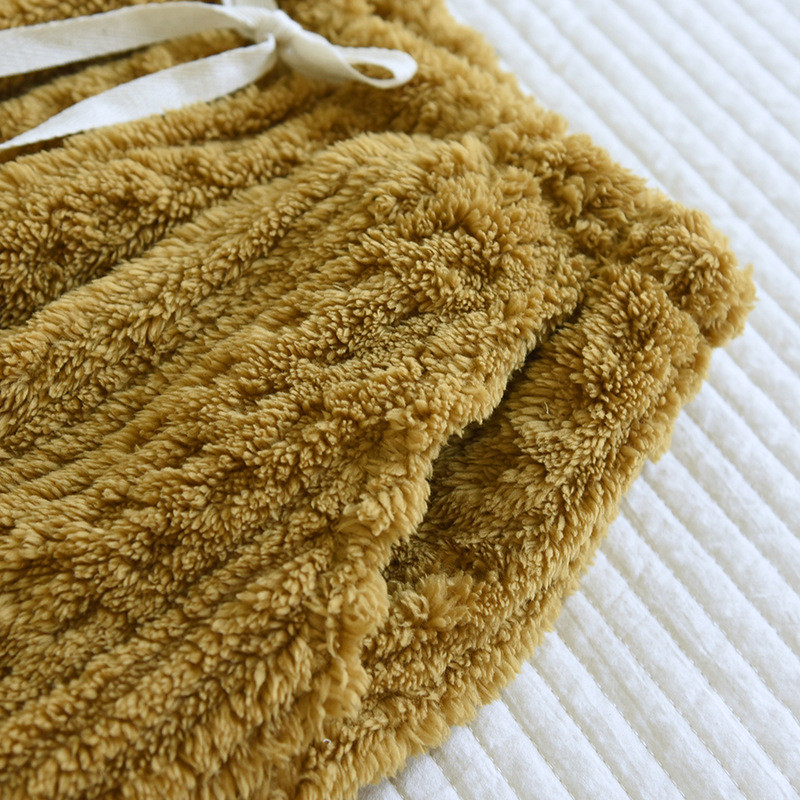 Téli meleg hálóruha Női nadrág otthoni ruhák flanel vastagított meleg pár pizsama nadrág laza nappali viselet