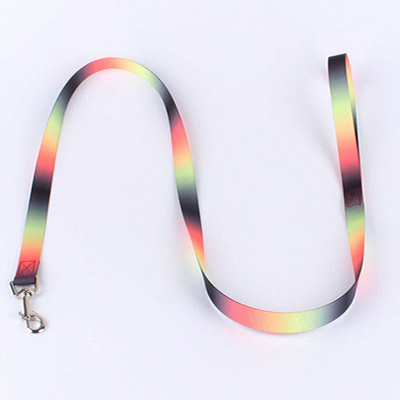 Lemmiklooma koera kaelarihma ja jalutusrihma komplekt Nailonist värvi gradiendiga reguleeritav kaelarihm suurele keskmisele väikesele koerale, lemmikloomatarvete tarvikud