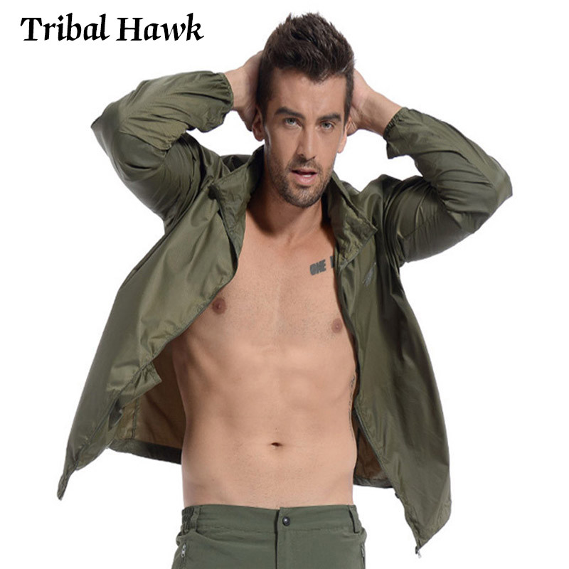 Nyári taktikai terepkabát férfi vízálló vékony kapucnis esőkabát széldzseki katonai sötétkék pecsét könnyű bőrkabát S-4XL