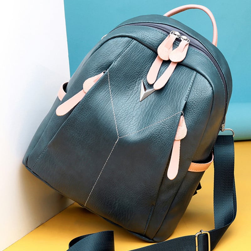 Brändi Vintage naiste nahast seljakott Sac A Dos Preppy seljakott Kooli tüdrukutele Naiste seljakotid Suure mahutavusega reisikott