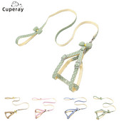 Kassirakmete ja jalutusrihma komplekt, reguleeritavad lemmikloomade rakmed ja jalutusrihma komplekt koos vibutrükise kaunistusega kassipoegadele ja kutsikatele õues jalutamiseks