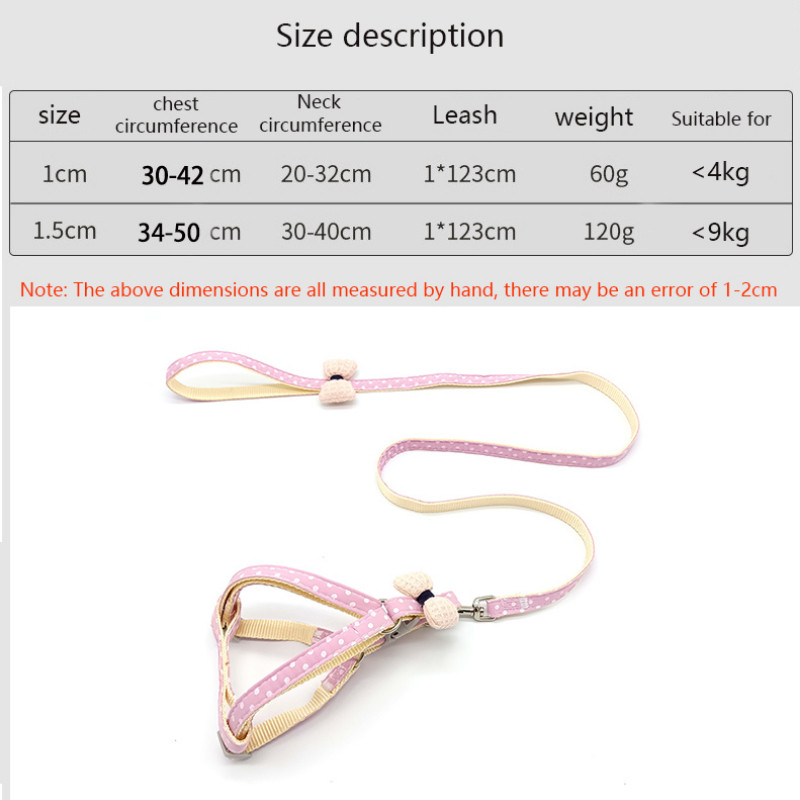 Kassirakmete ja jalutusrihma komplekt, reguleeritavad lemmikloomade rakmed ja jalutusrihma komplekt koos vibutrükise kaunistusega kassipoegadele ja kutsikatele õues jalutamiseks