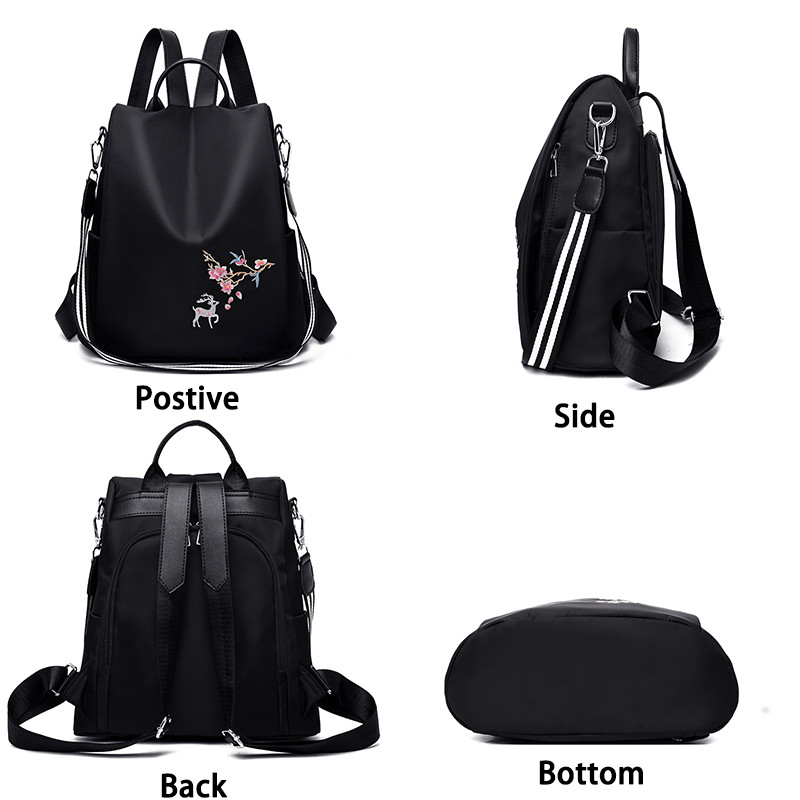 Moodne naiste seljakott Oxfordi riidest õlakotid Koolikotid teismelistele tüdrukutele Kerged naiste reisiseljakott mochila feminina