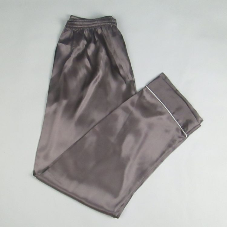 S-3XL Pantaloni de acasă de vară noi pantaloni de pijama de mătase artificială Pantaloni de pijama de jos pentru femei Pantaloni de dormit pentru femei Negru/alb E1132