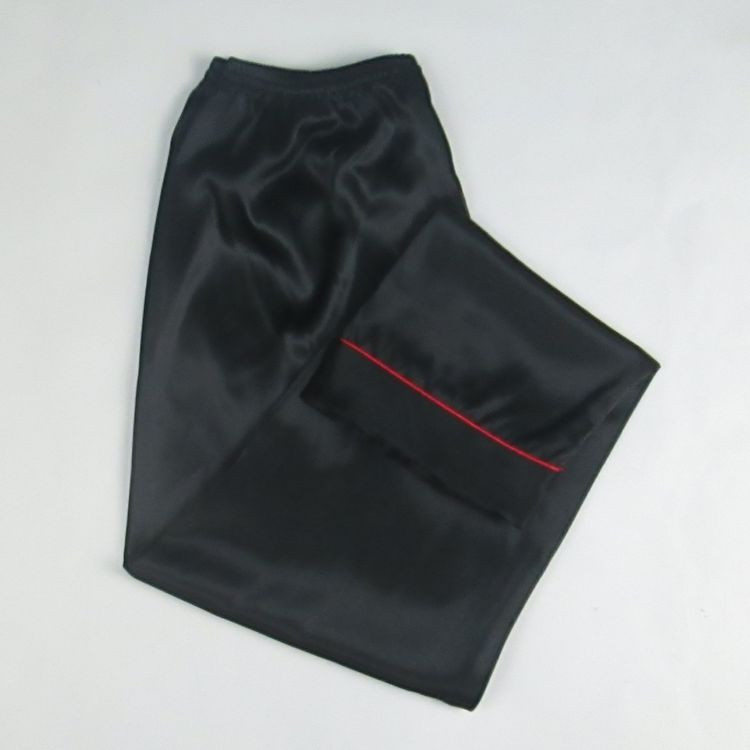 S-3XL Pantaloni de acasă de vară noi pantaloni de pijama de mătase artificială Pantaloni de pijama de jos pentru femei Pantaloni de dormit pentru femei Negru/alb E1132