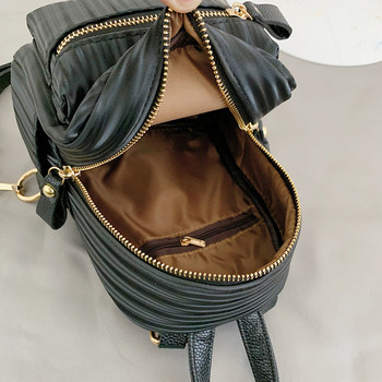 Дамска кожена раница Луксозна дамска дизайнерска раница Мека ученическа чанта Малка раница за пътуване Студентска ученическа чанта за момиче