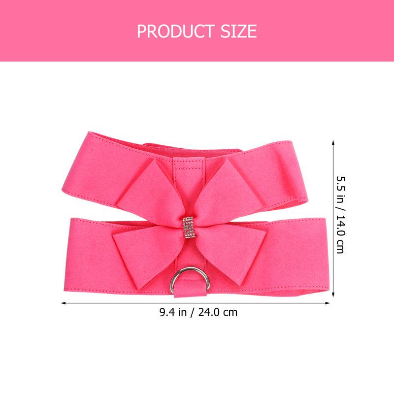 1 komplekt lemmikloomade rakmeid jalutusrihm Koerte tõmbeköis vöörihma kaelarihm lemmikloomariideid lemmikloomakoertele, suurus M, roosa