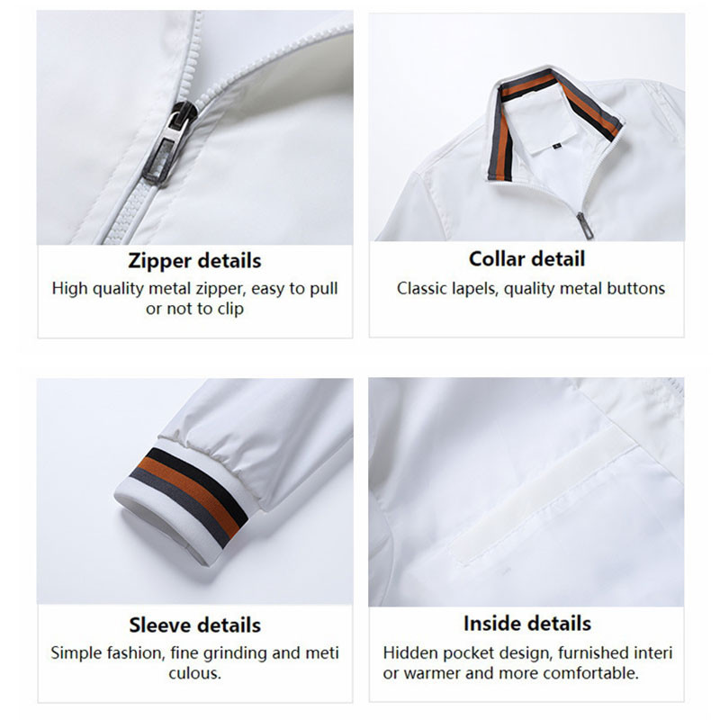 Äsja Chad Varsity Bomber jope Meeste vabaaja jope lukuga kerge spordirõivaste jope tuulejope