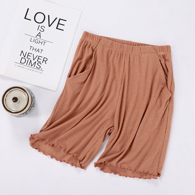 Fdfklak Modal Pantaloni de acasă pentru femei Îmbrăcăminte la lounge de vară Pantaloni de pijama scurti largi Pantaloni de pijama Pantaloni de pijama alb/negri