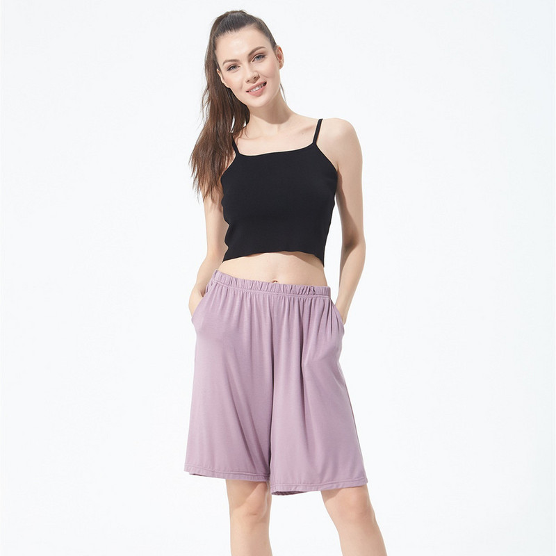 Fdfklak 2XL-7XL Plus Size Sleep Shorts Naiste Soe Sale Suvine Pehmed Pidžaamapüksid Lühikesed püksid Pidžaamad Puuvillased Roosad Unealused
