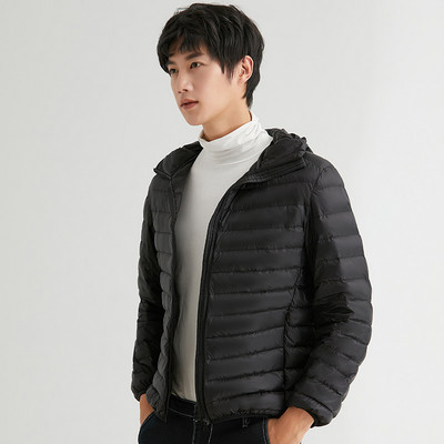 NewBang 90 Good Down Jacket για Άντρες Εξαιρετικά ελαφρύ πουπουλένιο ανδρικό μπουφάν με κουκούλα Windbreaker Feather Jacket Ανδρικό ελαφρύ ζεστό παλτό